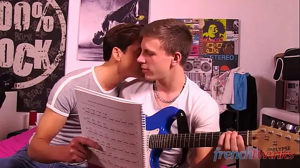 XXX Guitar teacher playing with my twink ass total Movies