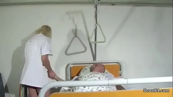 XXX Nurse helps old patients with a fuck in the hospital total Movies