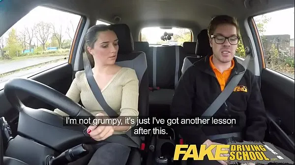 XXX Fake Driving School little English teen gets fucked after her lesson total Film