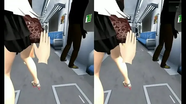 Celkem XXX filmů: XXX simulator VR train gropped