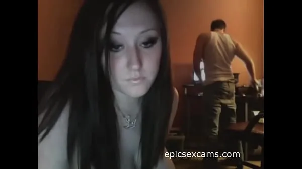 XXX Brunette Amateur Sucks Cock And Gets Big Facial On Webcam tổng số Phim