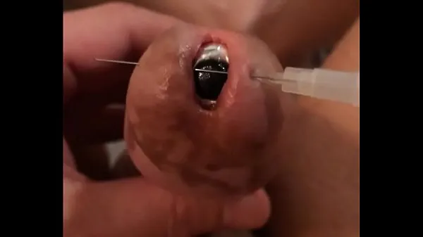 XXX Souding dick urethra with vibrator film totali