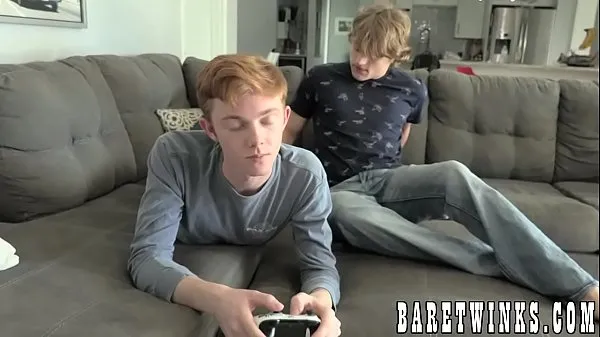 XXX Smooth twink buds swap video games for barebacking total Film