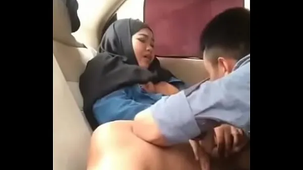 XXX Hijab girl in car with boyfriend jumlah Filem