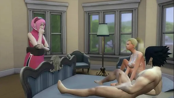 XXX yhteensä Sakura Finds her friend Ino with her Husband Sasuke Marriage Room Naruto Porn elokuvaa