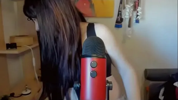 XXX Sounds of the mouth full of saliva in Asmr while I taste your cock and I fill it with lipstick total Movies