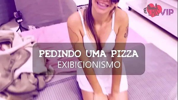 XXX Cristina Almeida Teasing Pizza delivery without panties with husband hiding in the bathroom, this was her second video recorded in this genre jumlah Filem