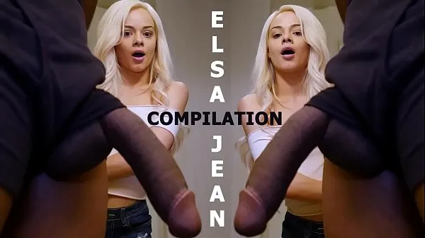 XXX کل فلموں BANGBROS - Teen Elsa Jean Compilation: Petite Girl Stuffed With Big Cocks