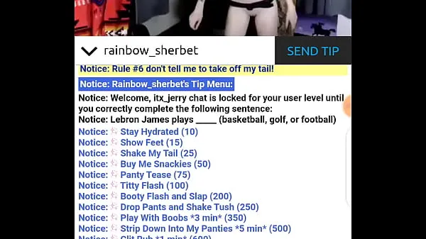 XXX Rainbow sherbet Chaturbate Strip Show 28/01/2021 toplam Film