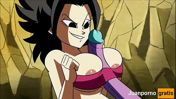 XXX They play with Caulifla's tits Dragon Ball Super total Movies