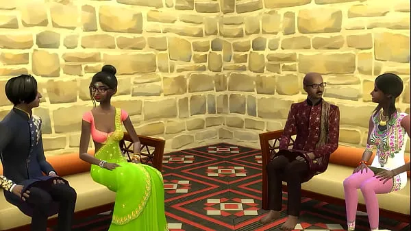 XXX Mãe e pai indianos ensinam irmão e irmã a fazer uma massagem de verdade total de filmes
