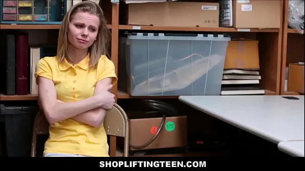 XXX ShopliftingTeen - Petite Blonde Shoplifter Teen Sex With Creepy Guard After Strip Search total Movies