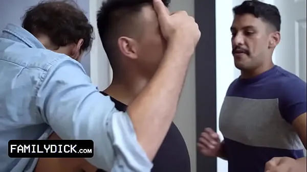 XXX Two Perv Latinos Their Hot And Pin Him Against The Wall While Drilling His Tight Hole - FamilyDick 총 동영상