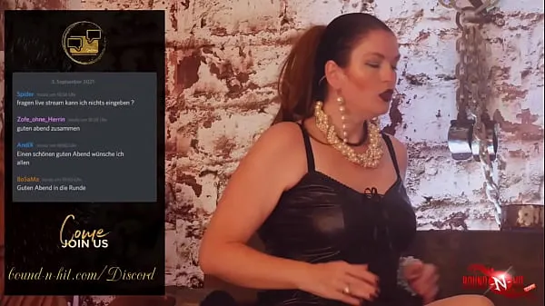 XXX BoundNHit Discord Stream # 7 Fetish & BDSM Q&A with Domina Lady Julina totaal aantal films