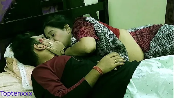XXX Indian Bengali Milf stepmom teaching her stepson how to sex with girlfriend!! With clear dirty audio skupno število filmov