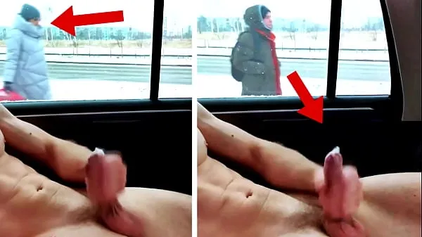 XXX کل فلموں Russian Pervert looks at people and jerks off