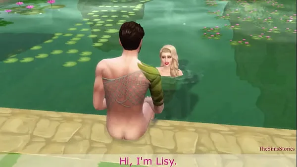 XXX Sims 4 Innocent blonde fucked by a stranger on an island by the pool, my real voice total Movies