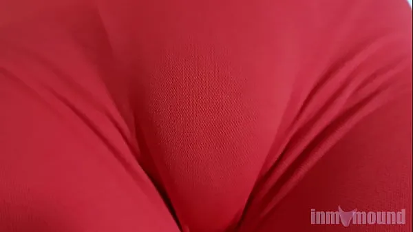 XXX Part 2 - Trying on new Leggings like a youtuber. In part 1 I couldn't resist showing my pussy, in this one, I just showed my pussy mound through my tight pants 총 동영상