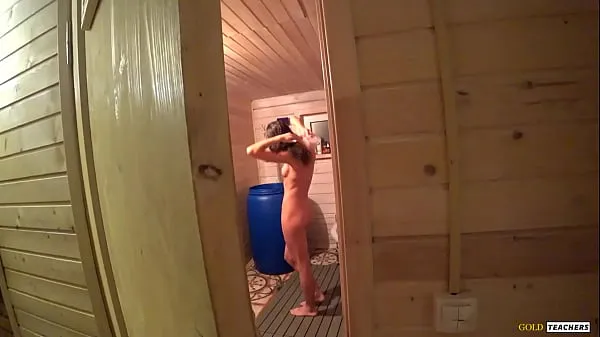 XXX Met my stepsister in the sauna and could not resist total Movies