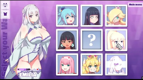 XXX Waifu Hub [PornPlay Parody Hentai game] Emilia from Re-Zero couch casting - Part2 Naughty girl not so innocent like to deepthroat toplam Film