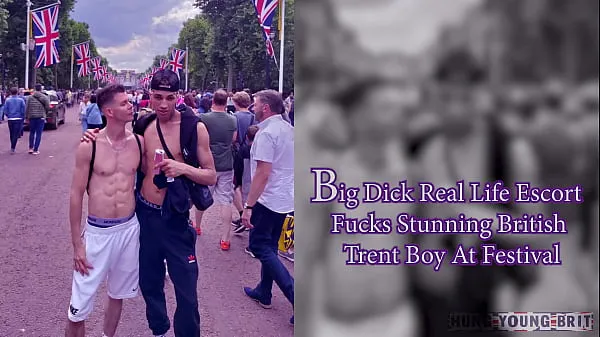 XXX yhteensä Big Dick REAL-life Twink FUCKS stunning 19yr British Trent boy@ festival elokuvaa