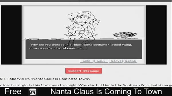 XXX yhteensä Nanta Claus Is Coming To Town (free game itchio ) Adult, Christmas, Erotic, NSFW elokuvaa