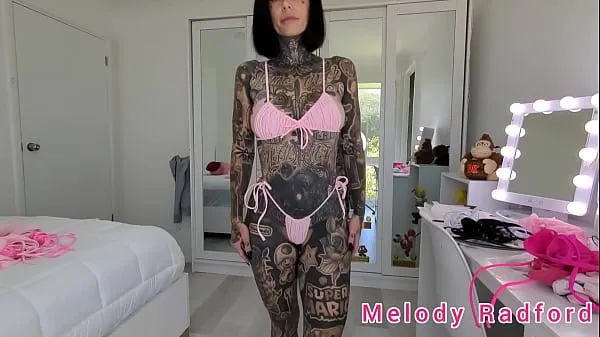 XXX Pink Ruffled Micro Bikini Try On Haul Melody Radford total de filmes