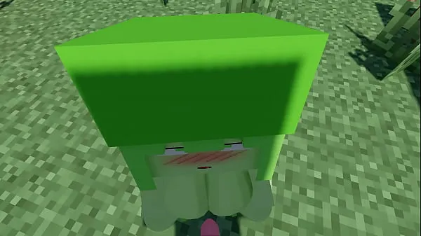 XXX yhteensä Slime Girl ~Sex~ -Minecraft elokuvaa