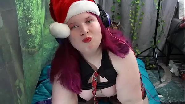 XXX Fat Christmas Shemale Builds a Ginger Bread House Then Cumshots and Eat Closeup total Film