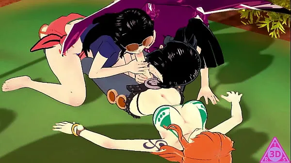 Celkem XXX filmů: Parodia Nami Boa Nico Robin gioco hentai di sesso uncensored Japanese Asian Manga Anime Game Trans ..TR3DS