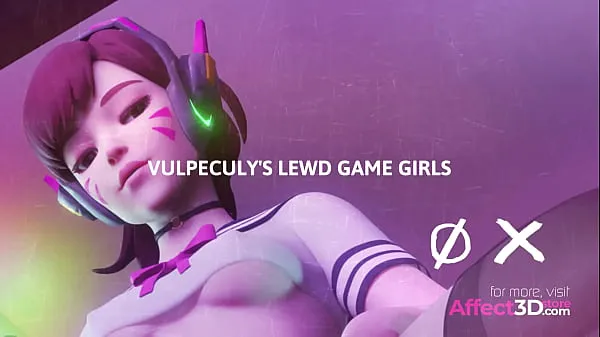 XXX yhteensä Vulpeculy's Lewd Game Girls - 3D Animation Bundle elokuvaa