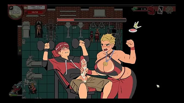 XXX Spooky Milk Life [ Taboo hentai game PornPlay] Ep.23 femdom handjob at the gym összes film