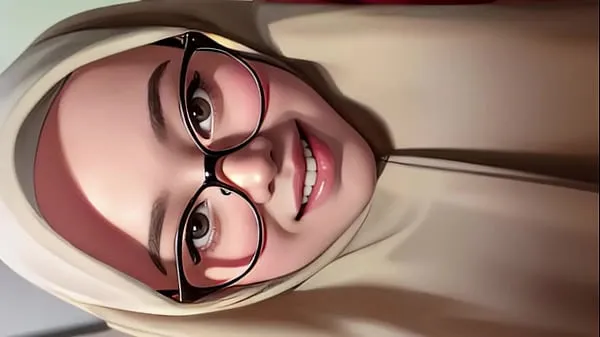 Celkem XXX filmů: hijab girl shows off her toked
