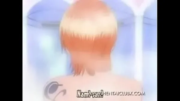 XXX hentai anime Nami and Vivi Taking a Bath One Piece samlede film